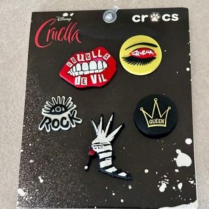 Crocs Jibbitz Charms: Disney’s Cruella 5 Pack